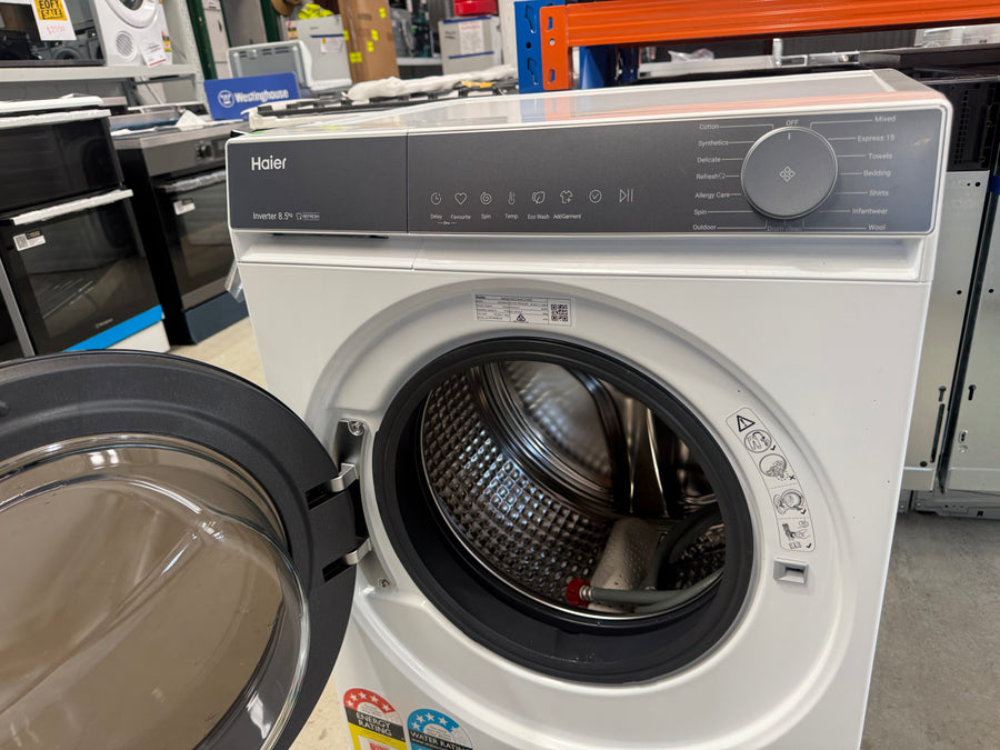 Factory Second Haier 8.5kg Front Load Washing Machine – HWF85KW1 - Second Hand Appliances Geebung