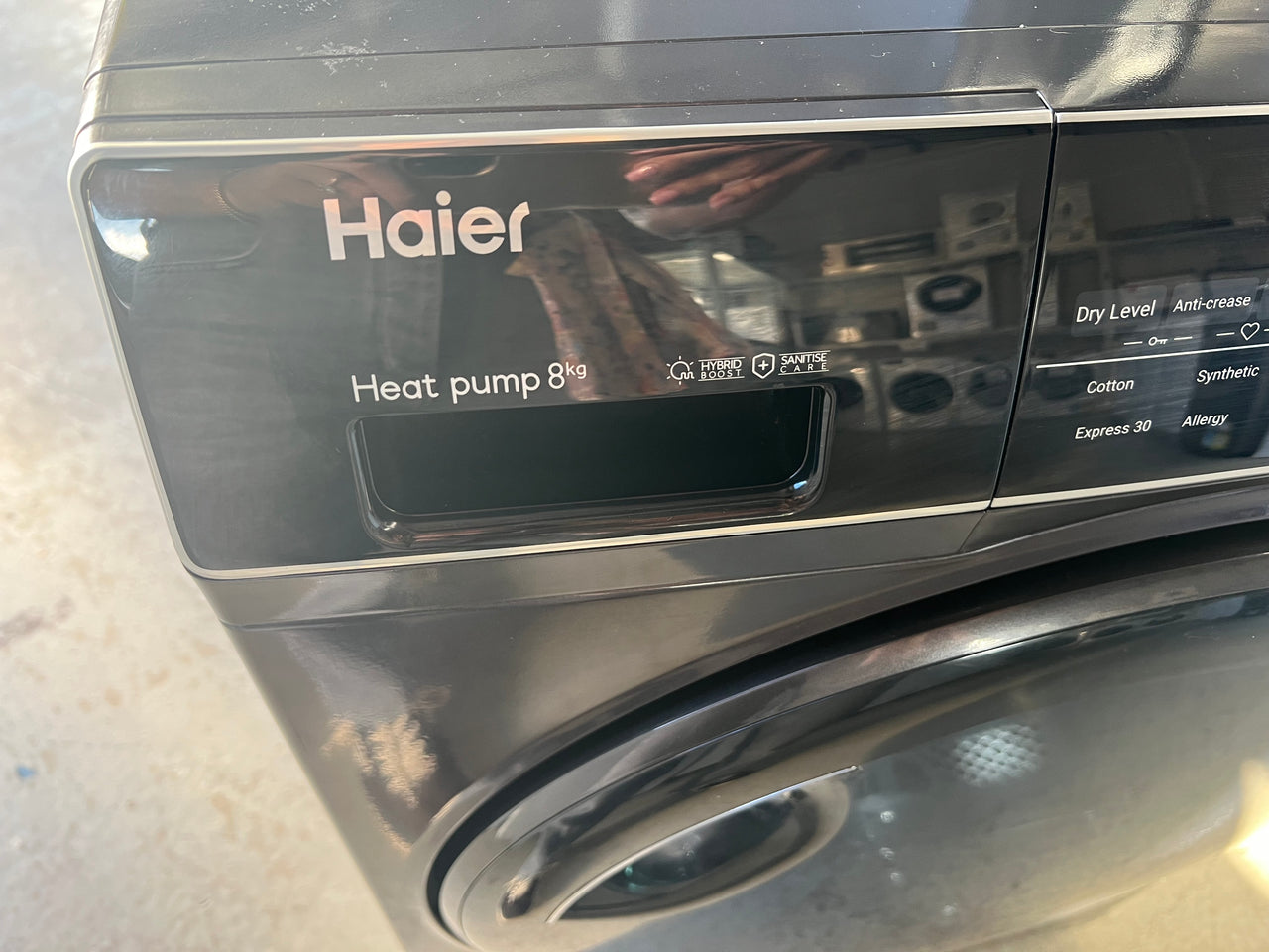 Factory Second Haier 8kg Heat Pump Dryer HDHP80ANB1 - Second Hand Appliances Geebung