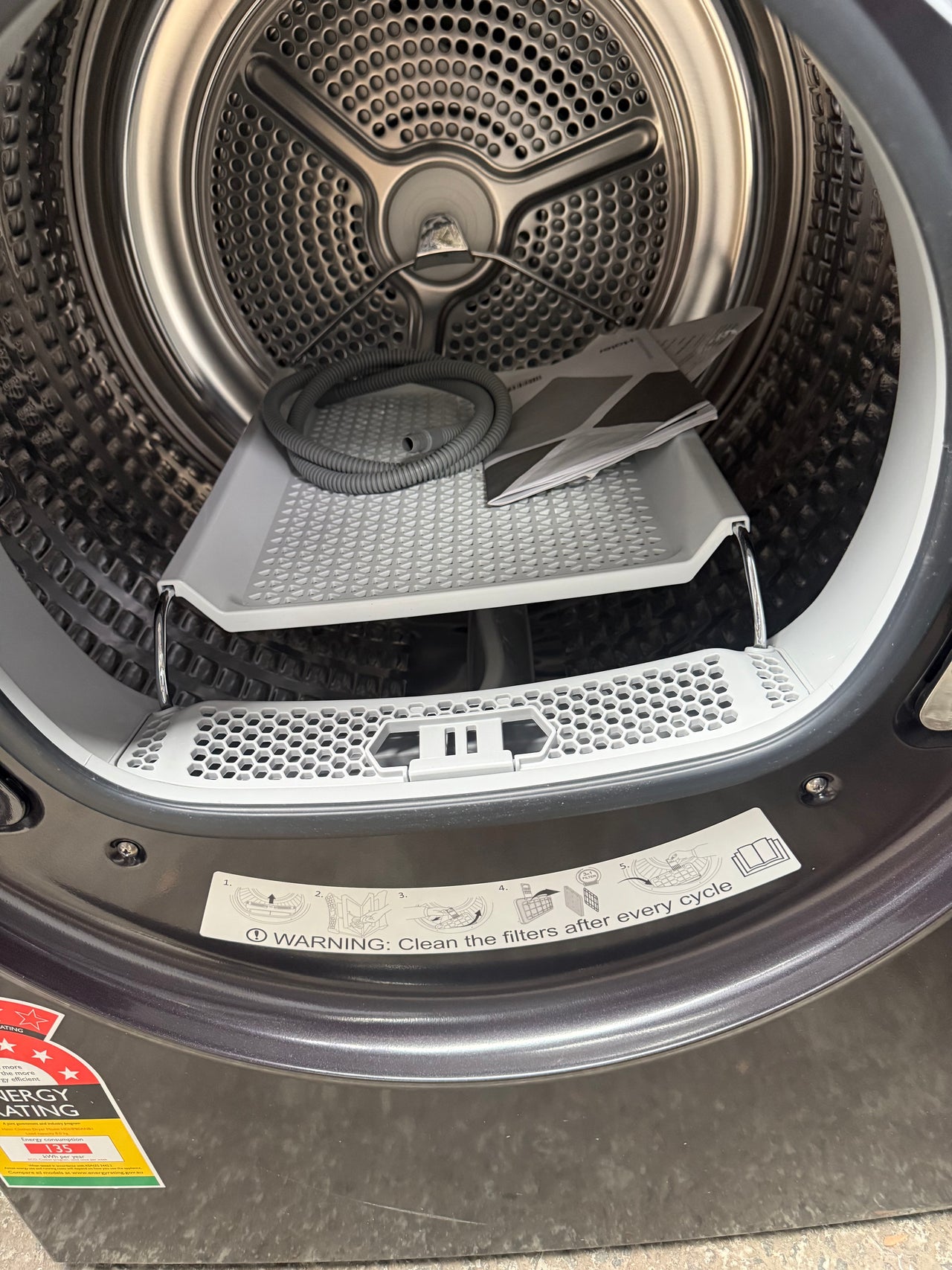 Factory Second Haier 8kg Heat Pump Dryer HDHP80ANB1 - Second Hand Appliances Geebung