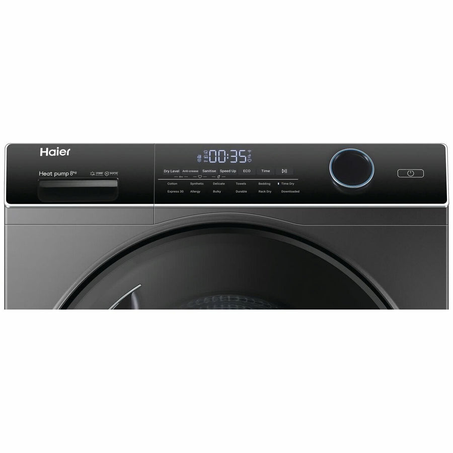 Factory Second Haier 8kg Heat Pump Dryer HDHP80ANB1 - Second Hand Appliances Geebung