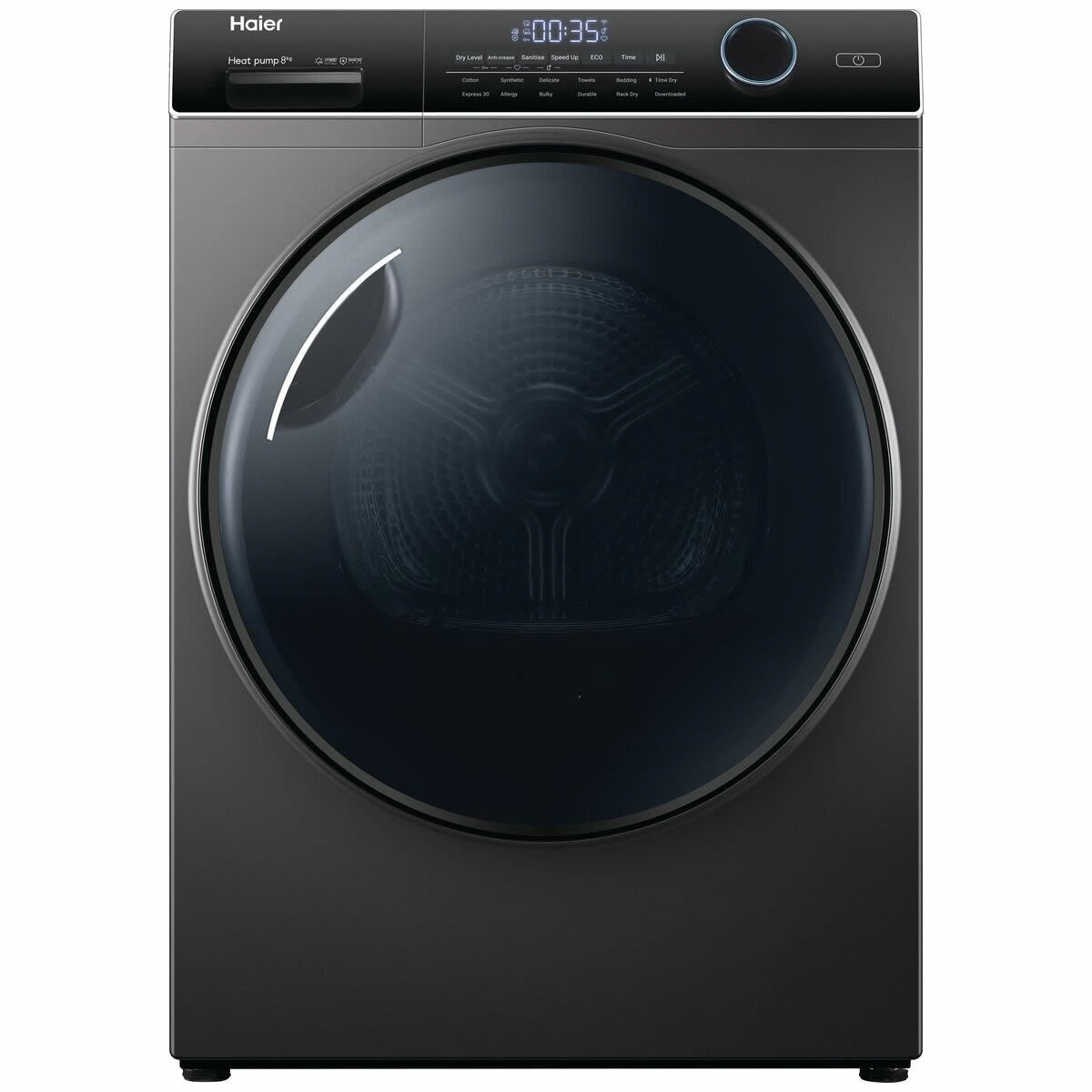 Factory Second Haier 8kg Heat Pump Dryer HDHP80ANB1 - Second Hand Appliances Geebung