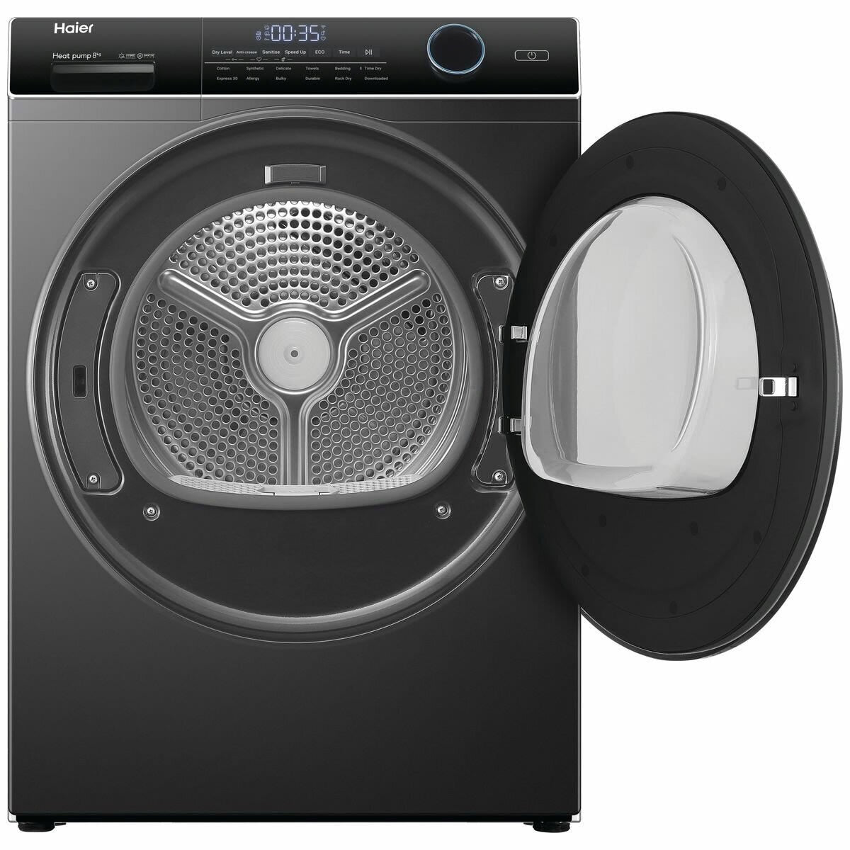 Factory Second Haier 8kg Heat Pump Dryer HDHP80ANB1 - Second Hand Appliances Geebung