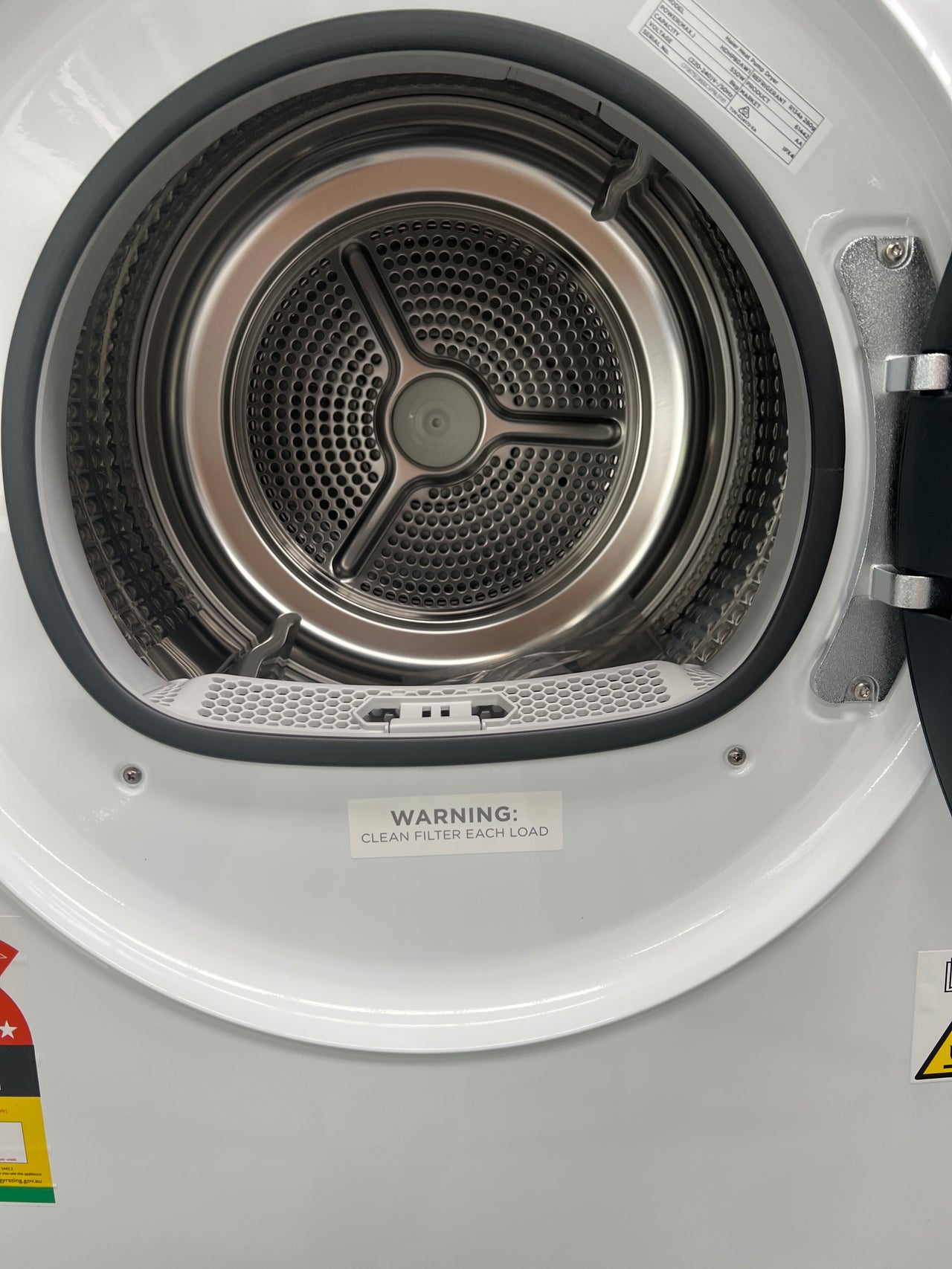 Factory Second Haier 8kg Heat Pump Dryer HDHP80AW1 - Second Hand Appliances Geebung