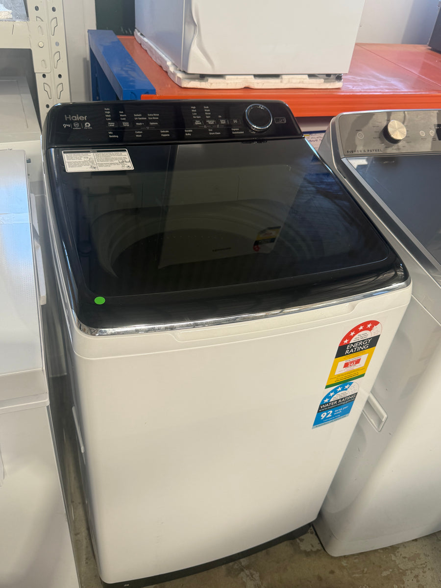 Factory Second Haier 9kg Top Load Washing Machine HWT09AD1 - Second Hand Appliances Geebung