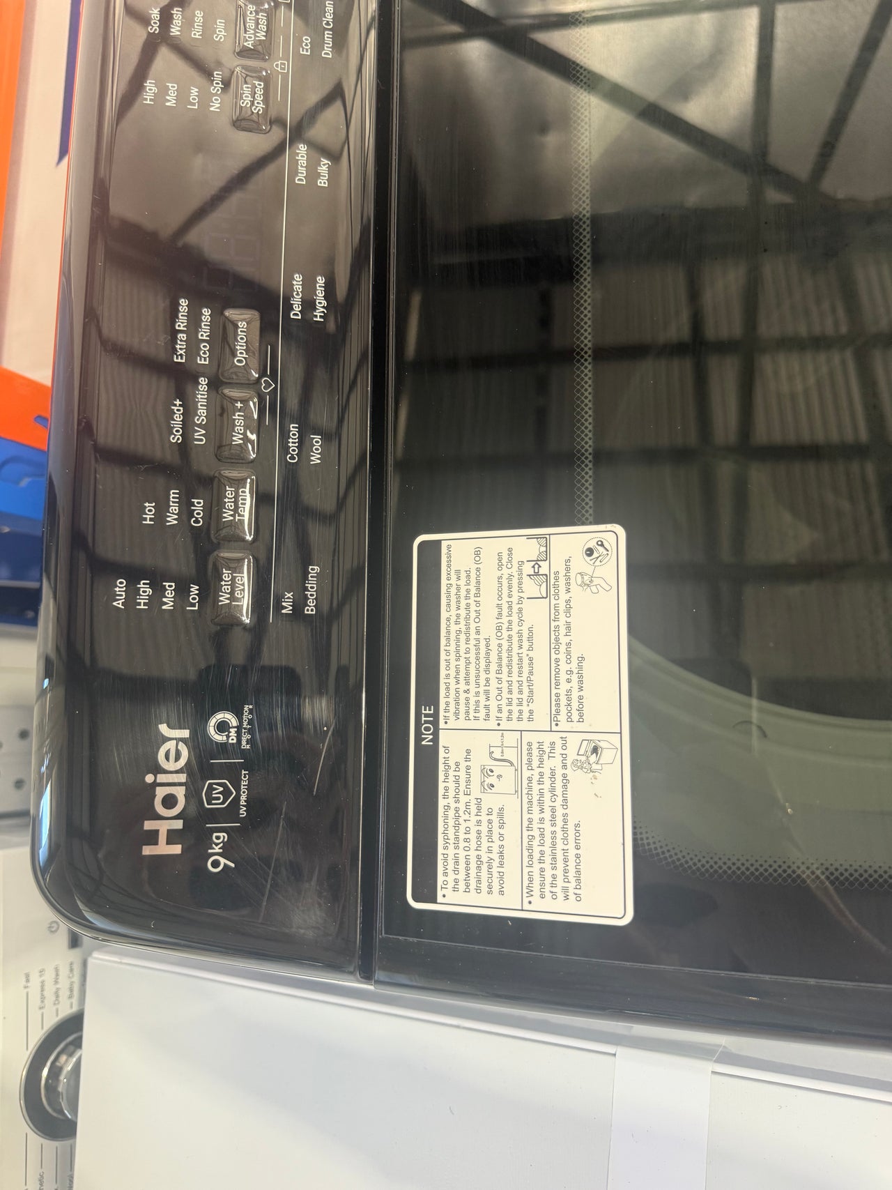 Factory Second Haier 9kg Top Load Washing Machine HWT09AD1 - Second Hand Appliances Geebung