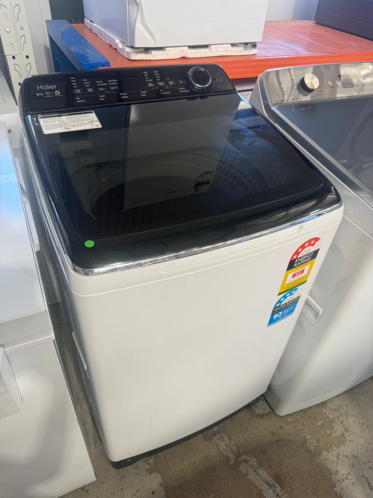 Factory Second Haier 9kg Top Load Washing Machine HWT09AD1 - Second Hand Appliances Geebung
