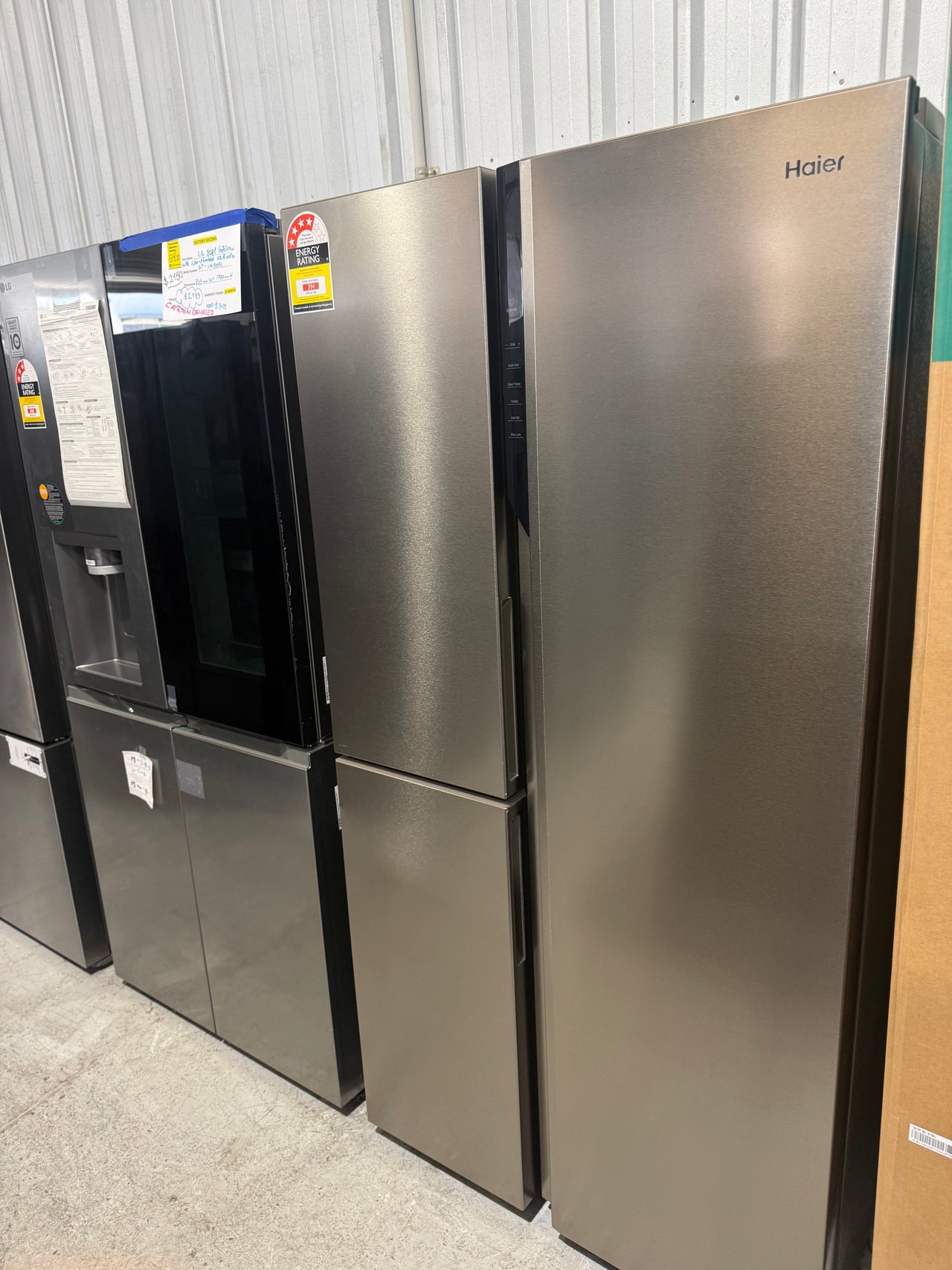 Factory Second Haier HRF575XS 574L S+ Three-Door Side-by-Side Fridge - Second Hand Appliances Geebung
