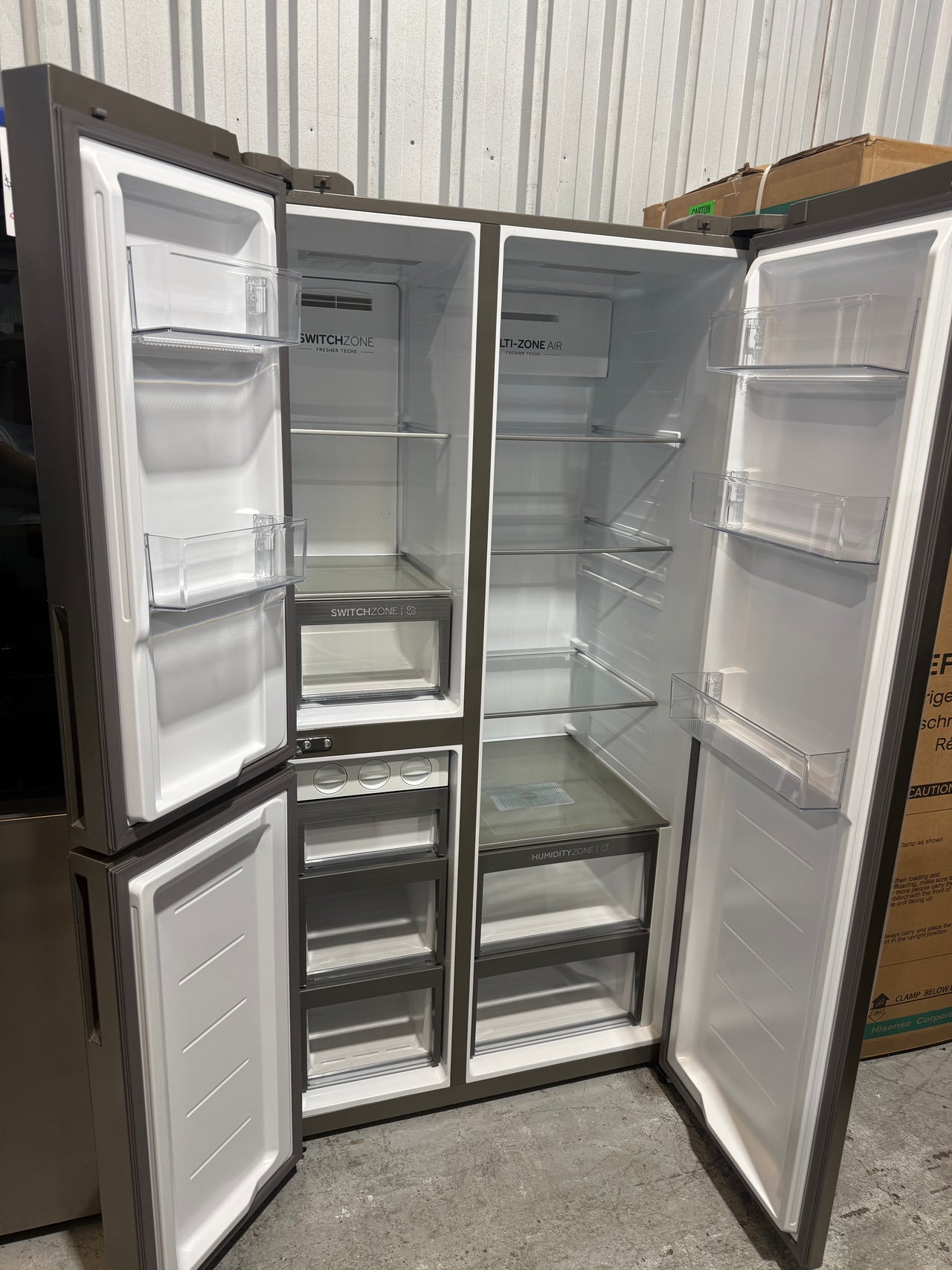 Factory Second Haier HRF575XS 574L S+ Three-Door Side-by-Side Fridge - Second Hand Appliances Geebung