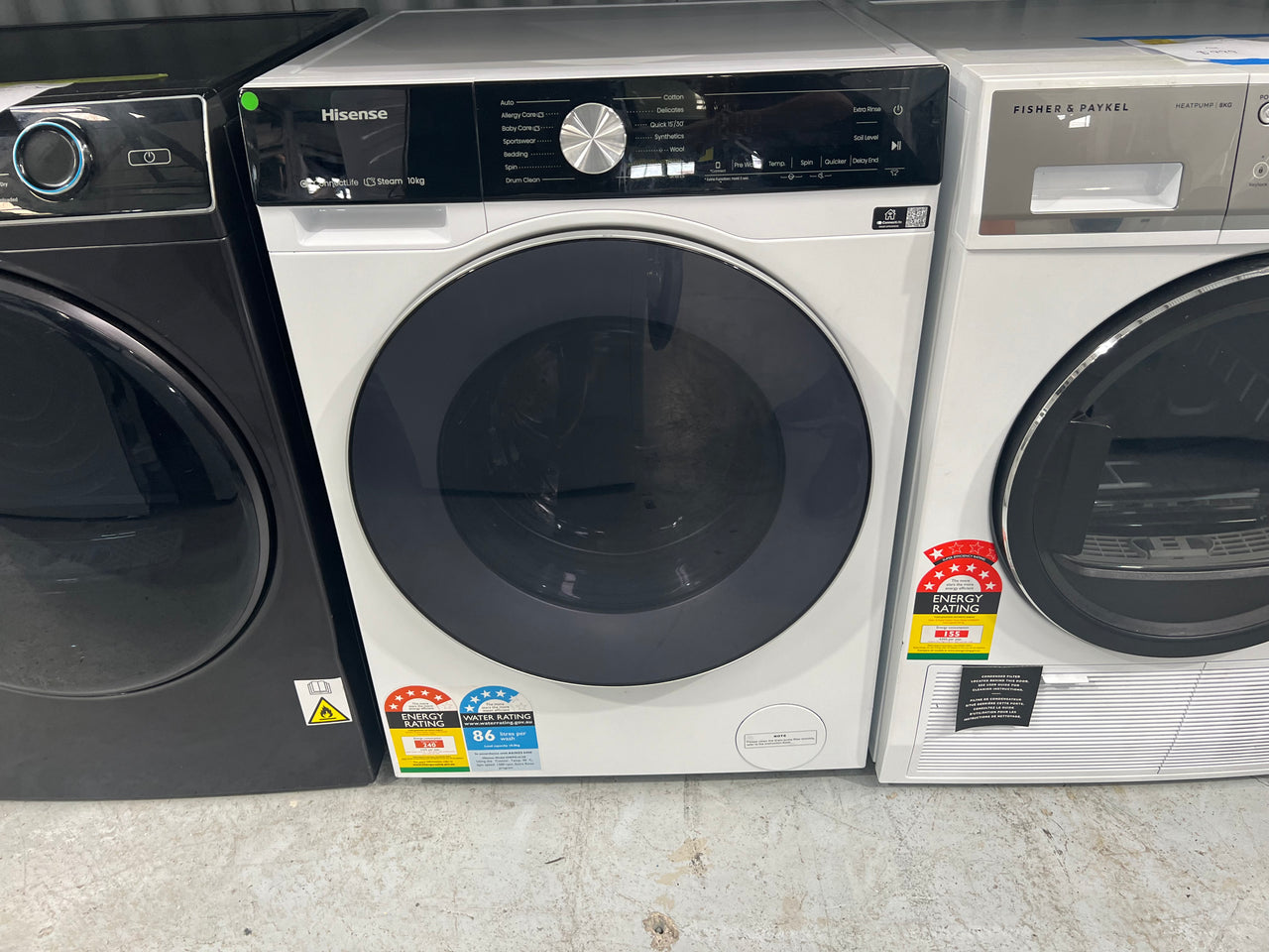 Factory Second Hisense 10kg Front Load Washer HWFS1015E - Second Hand Appliances Geebung