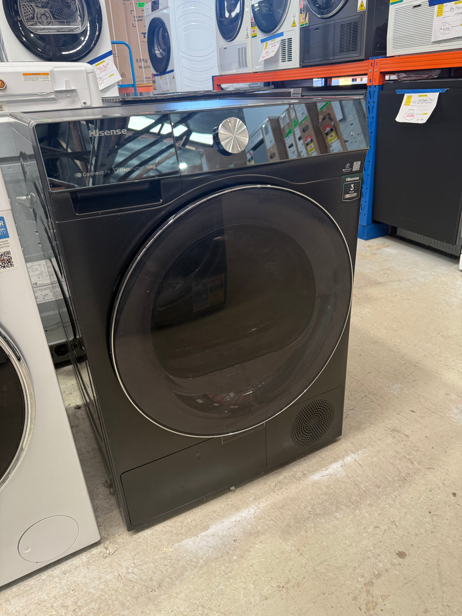 Buy Factory Second Hisense 10kg Heat Pump Dryer – Black (HDFS10HPB) |  | [product_variant] | Second Hand Appliances Geebung Brisbane