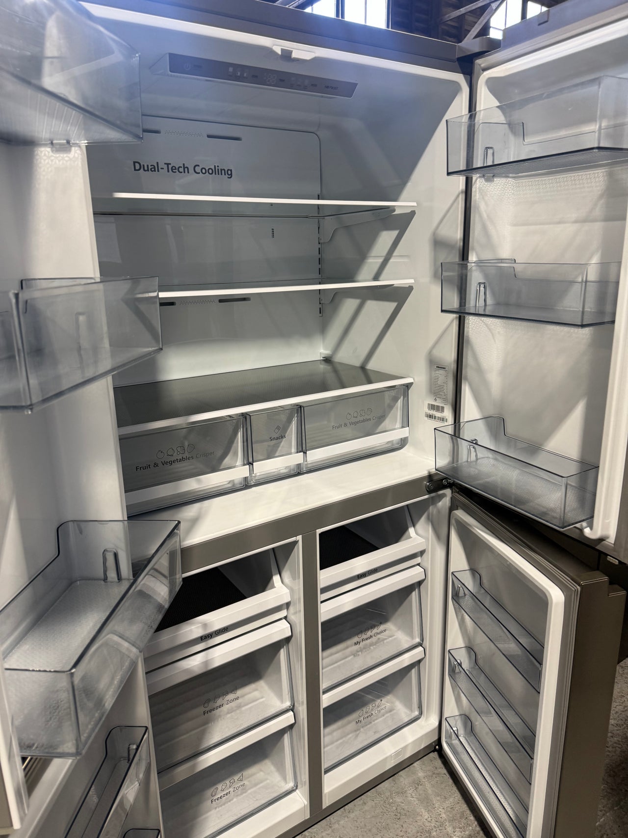 Factory Second Hisense 609L French Door Refrigerator – Stainless Steel Model: HRCD609S - Second Hand Appliances Geebung