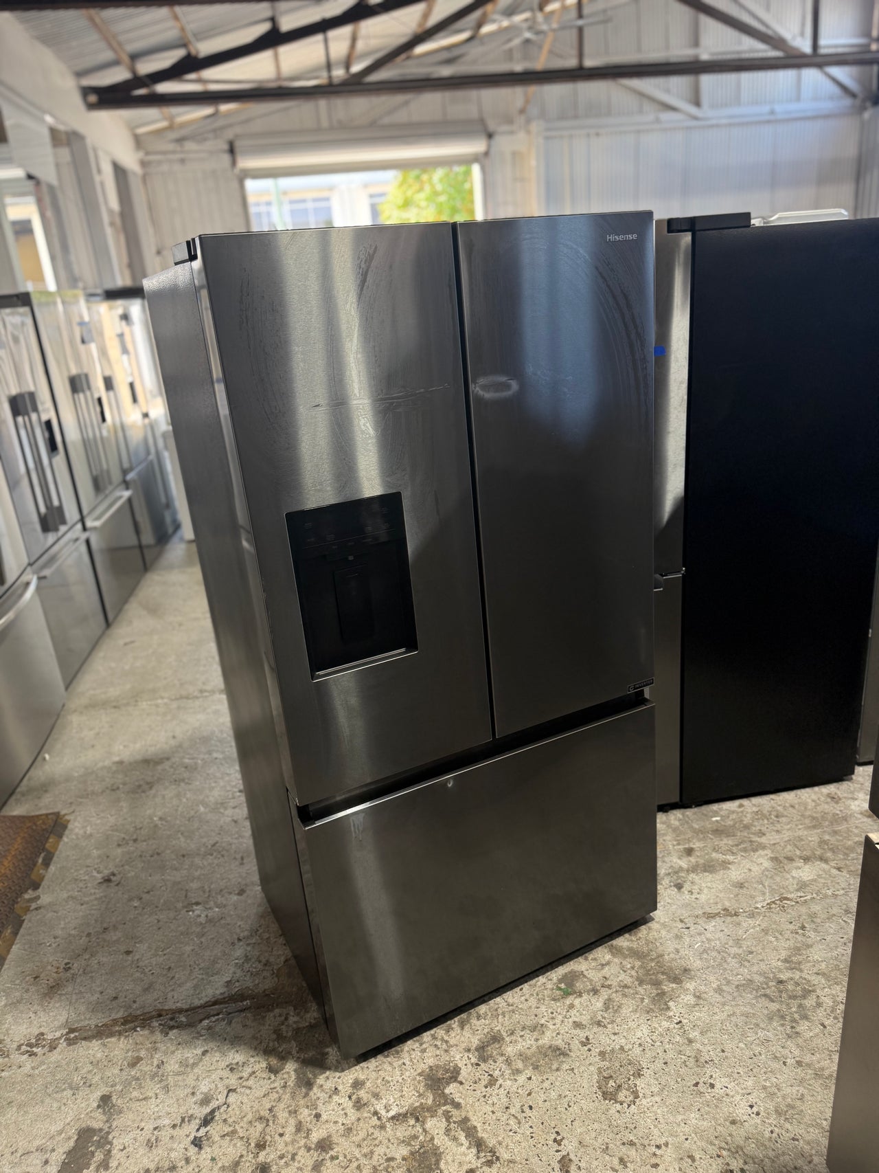 Buy Factory Second Hisense 634L French Door Refrigerator – Black (HRFD634BW) |  | [product_variant] | Second Hand Appliances Geebung Brisbane