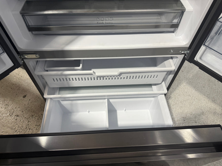 Factory Second Hisense 634L French Door Refrigerator – Black (HRFD634BW) - Second Hand Appliances Geebung