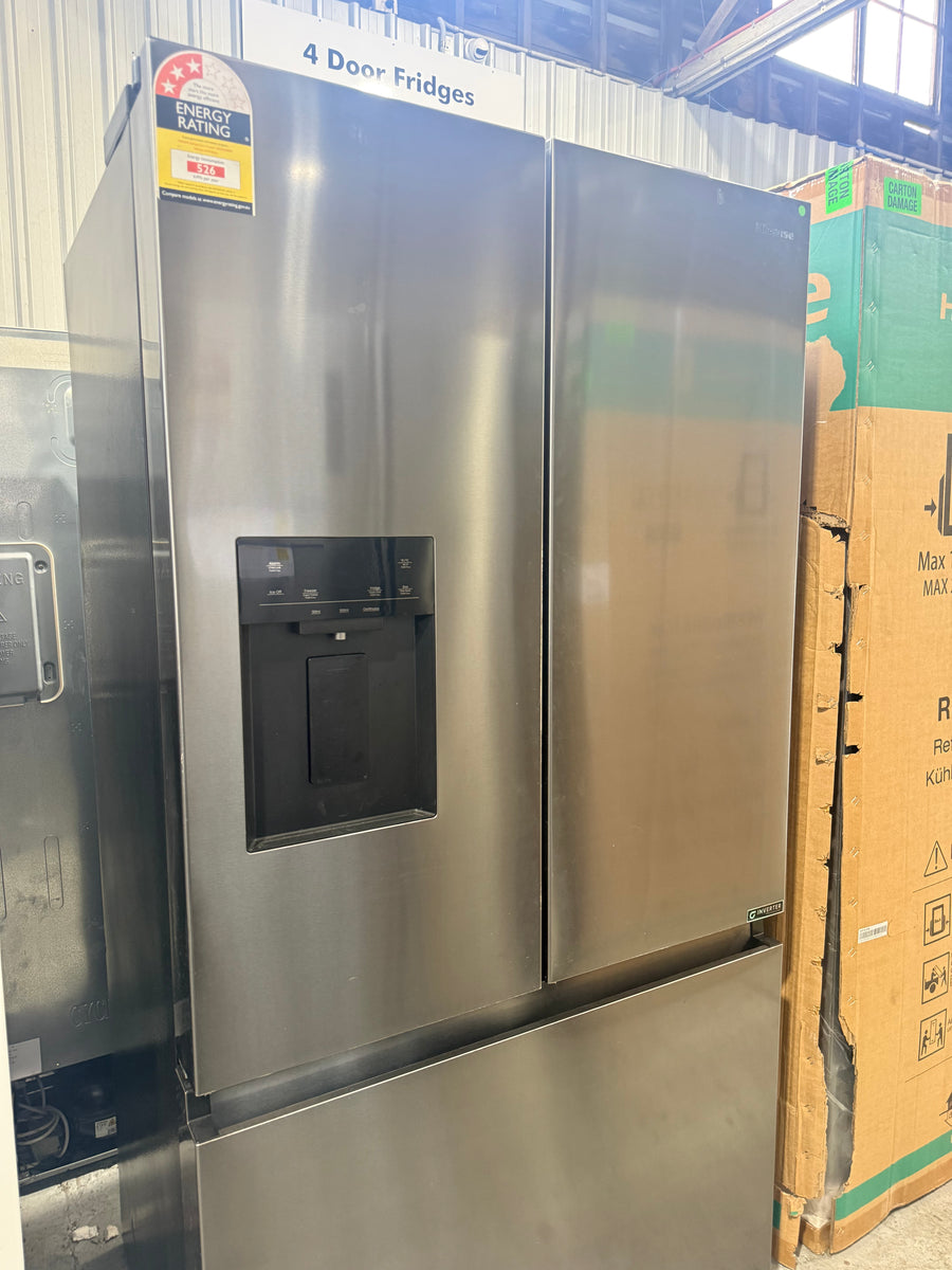 Factory Second Hisense HRFD634BW 634L French Door Refrigerator – Black Steel - Second Hand Appliances Geebung