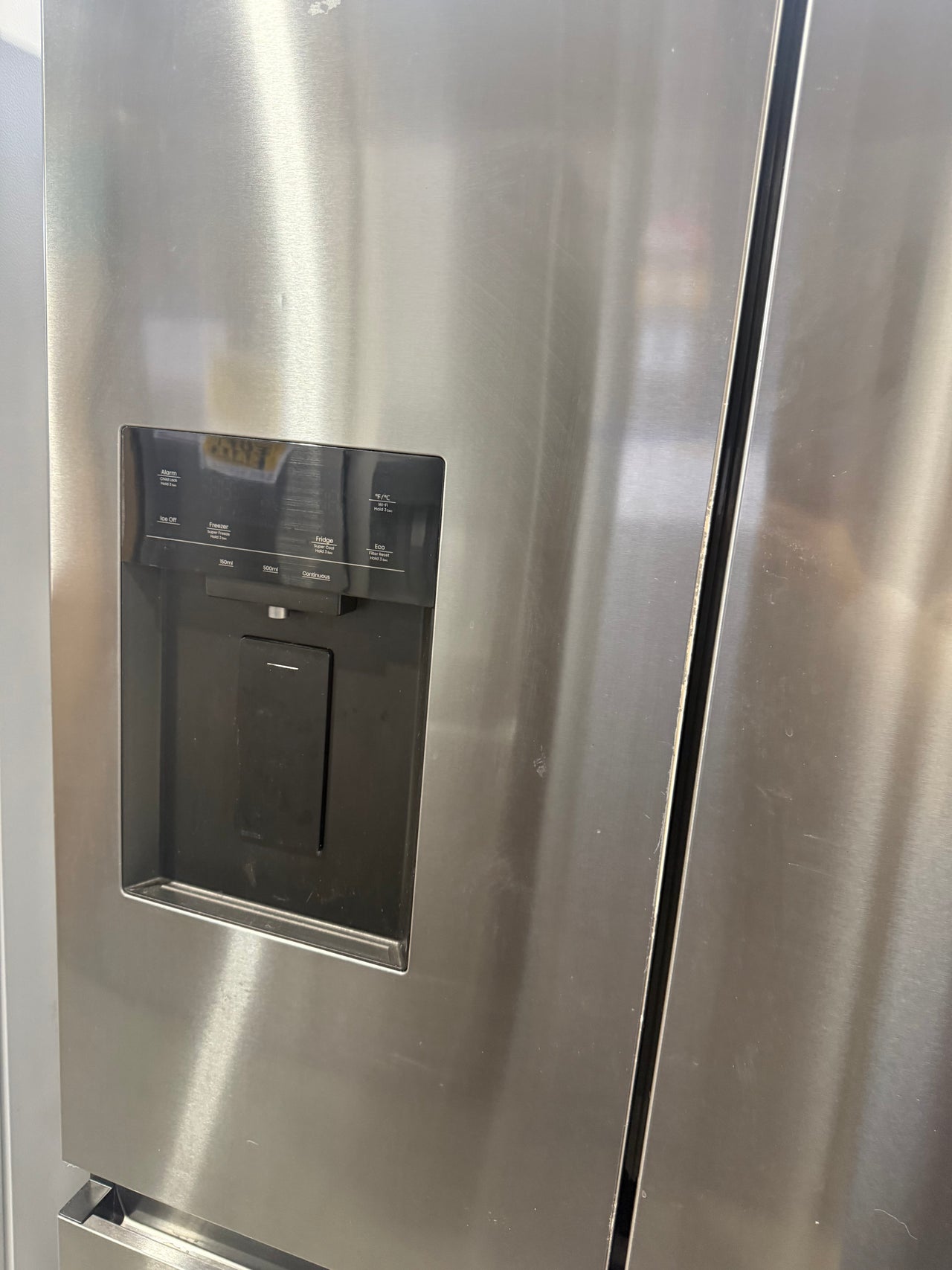 Factory Second Hisense HRFD634BW 634L French Door Refrigerator – Black Steel - Second Hand Appliances Geebung