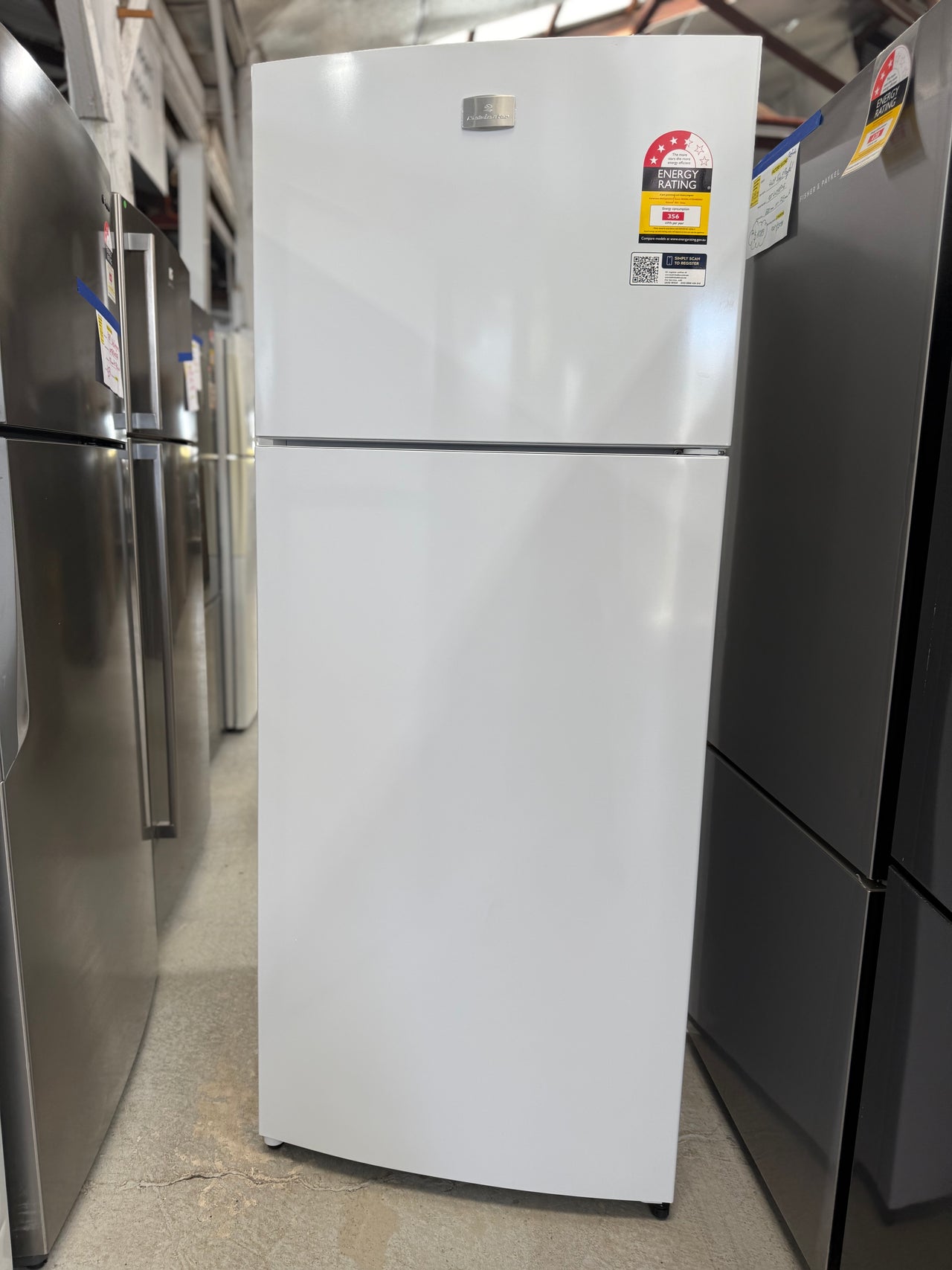 Buy Factory Second Kelvinator 431 L Top-Mount Fridge – White (KTM4602WC) |  | [product_variant] | Second Hand Appliances Geebung Brisbane