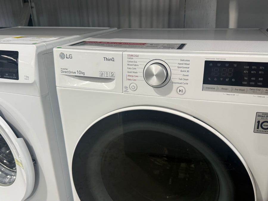 Factory Second LG 10kg Front Load Washing Machine Model: WV5-1410W - Second Hand Appliances Geebung