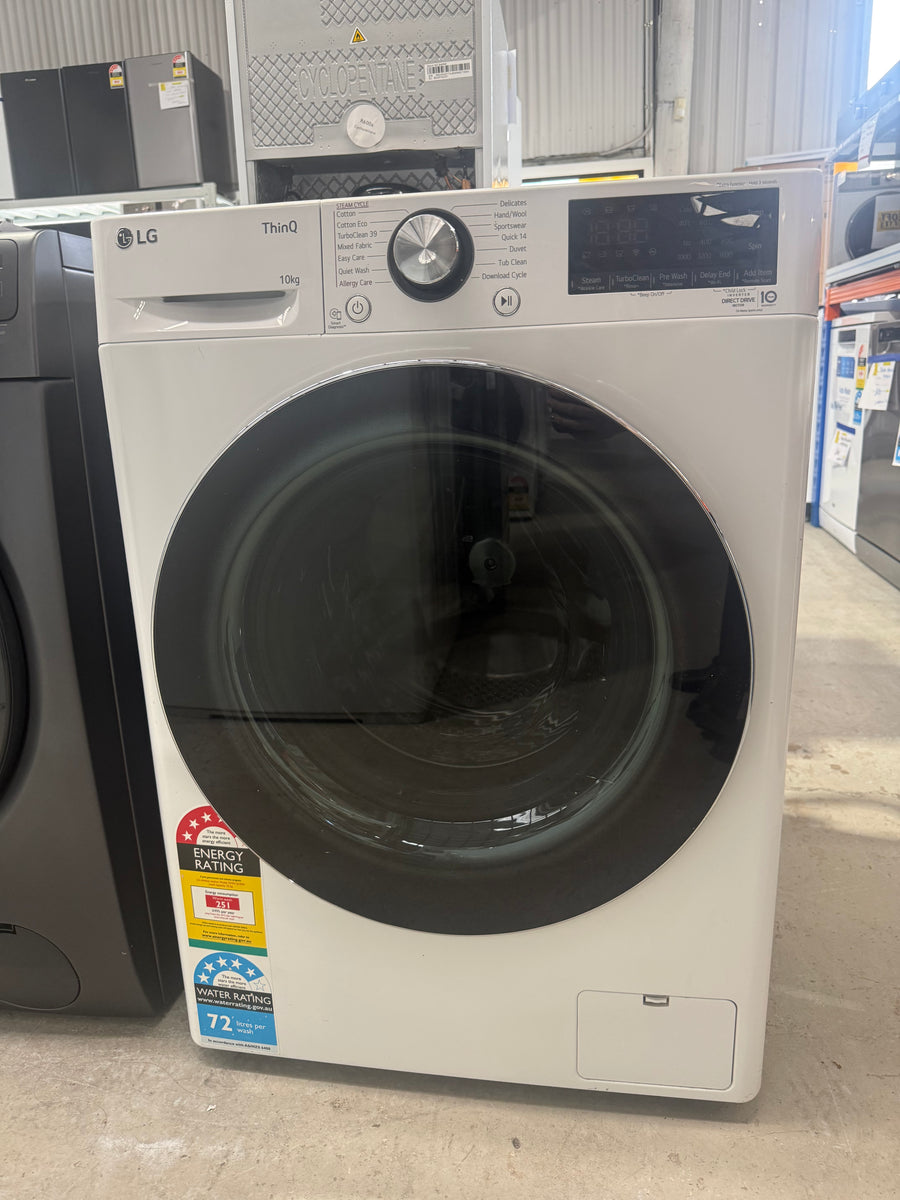 Factory Second LG 10kg Series 9 Front Load Washing Machine – WV9-1610W - Second Hand Appliances Geebung