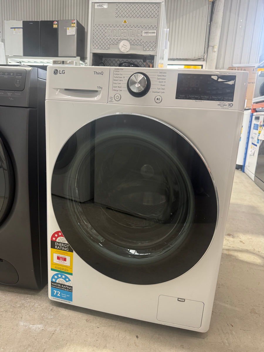 Factory Second LG 10kg Series 9 Front Load Washing Machine – WV9-1610W - Second Hand Appliances Geebung