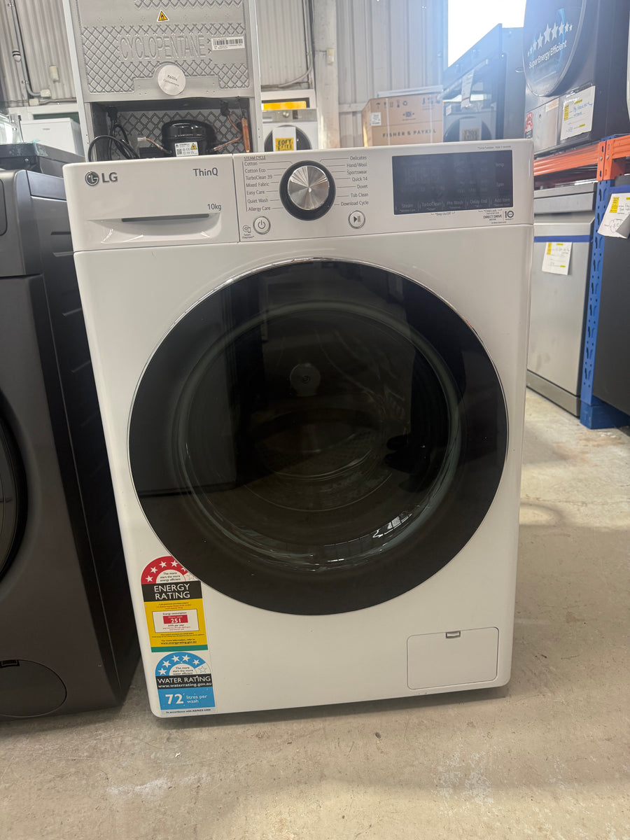 Factory Second LG 10kg Series 9 Front Load Washing Machine – WV9-1610W - Second Hand Appliances Geebung