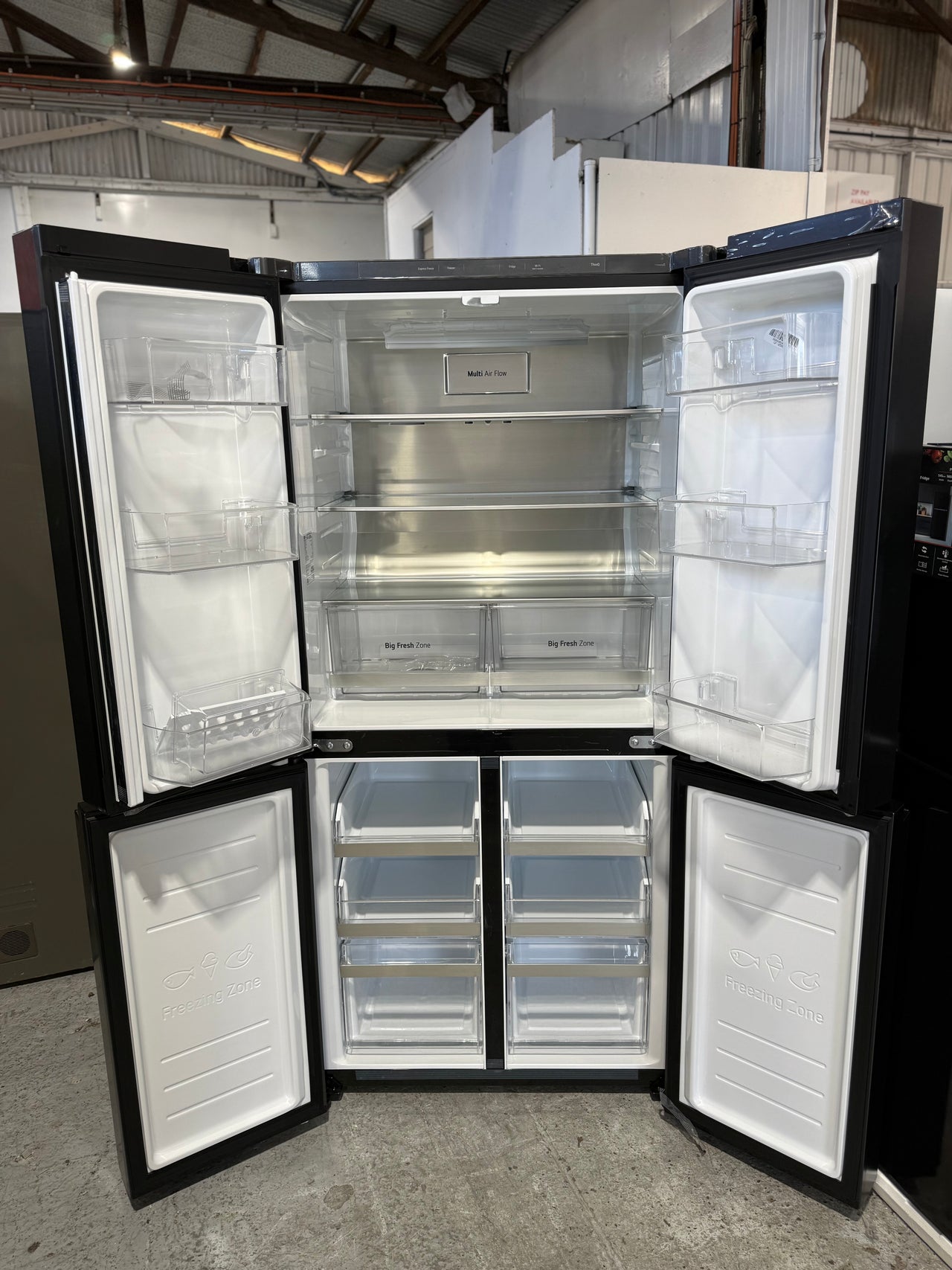 Factory Second LG GF-B505MBL 530L Slim French Door Refrigerator – Matte Black - Second Hand Appliances Geebung