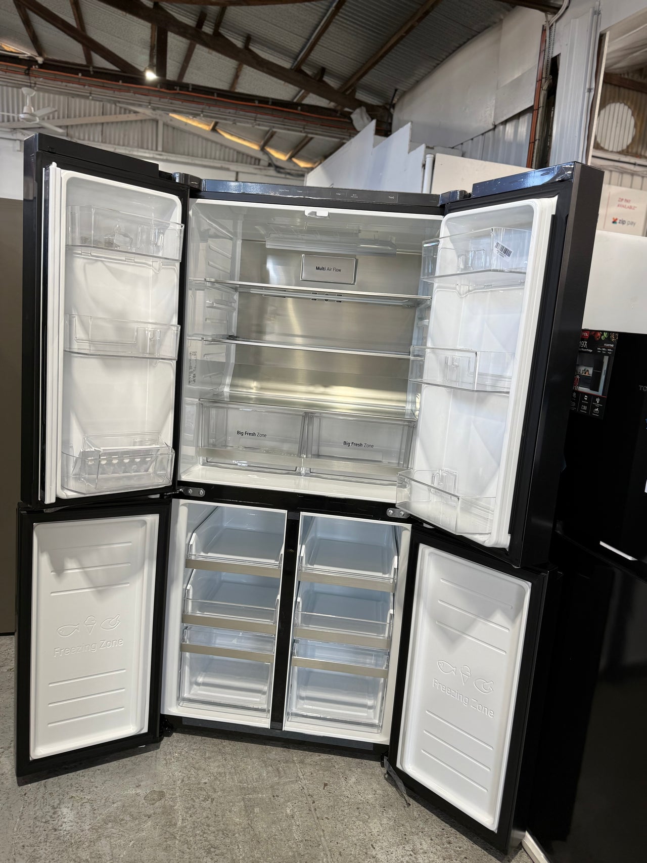 Factory Second LG GF-B505MBL 530L Slim French Door Refrigerator – Matte Black - Second Hand Appliances Geebung