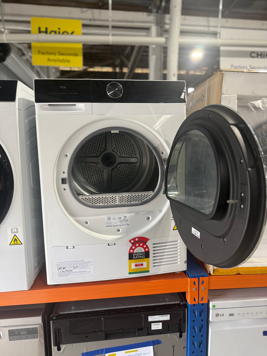 Factory Second TCL C1208DRW 8kg Heat Pump Dryer - Second Hand Appliances Geebung
