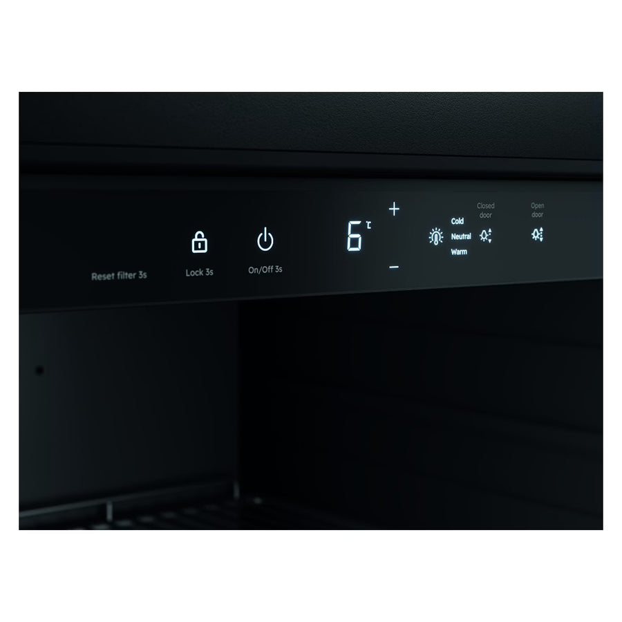 Factory Second Vintec 141 Can Beverage Centre – Black Glass (VBS820SCB-X) - Second Hand Appliances Geebung
