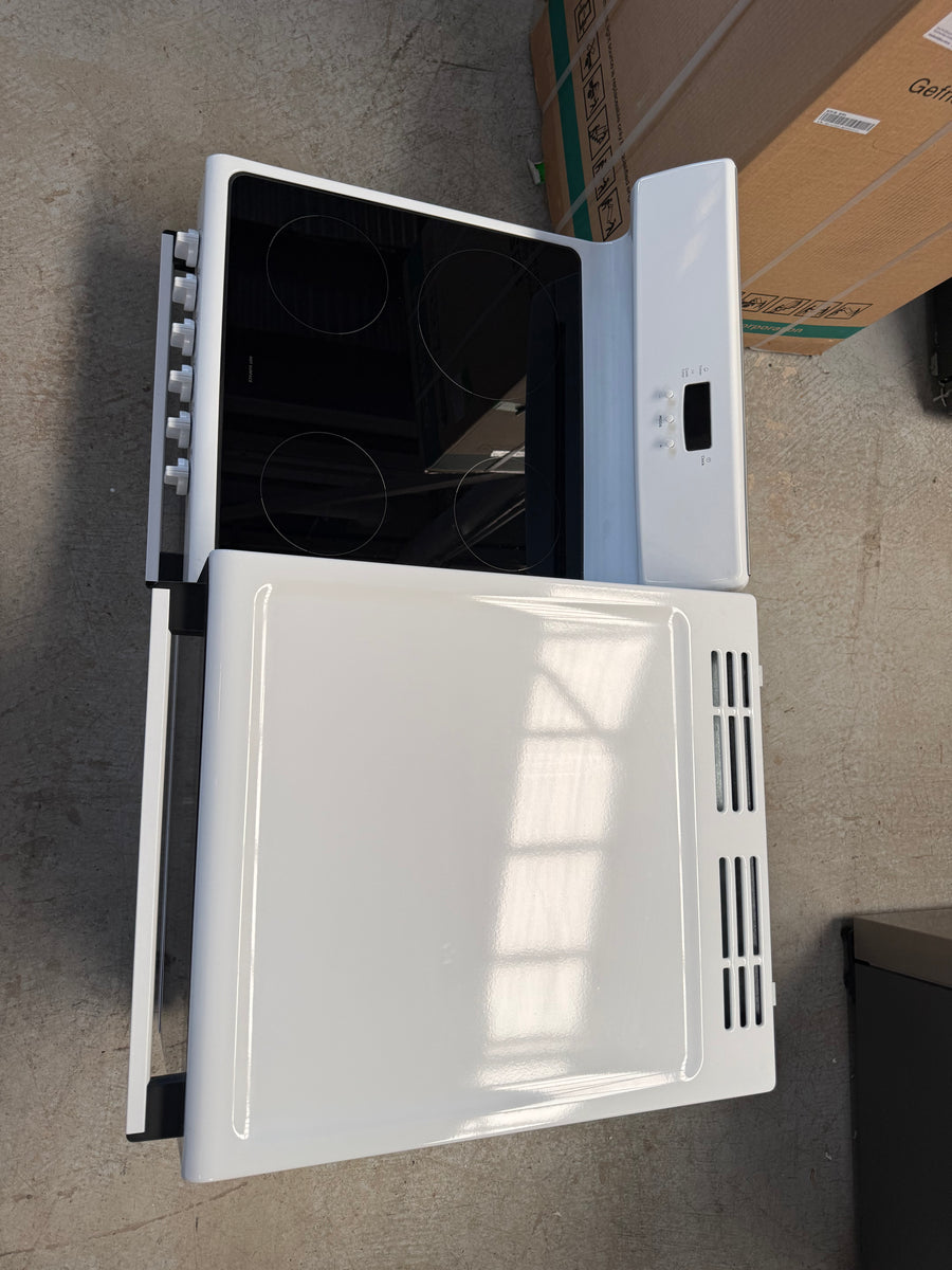 Factory Second Westinghouse 110cm Elevated Electric Freestanding Cooker – White (WDE143WCB-R) - Second Hand Appliances Geebung