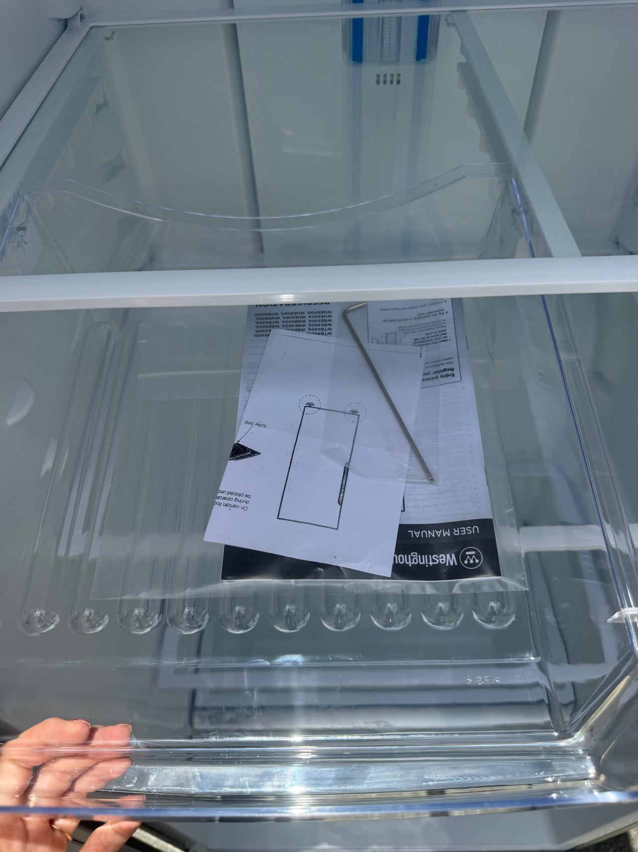 Factory Second Westinghouse 466L Upright Frost-Free All Fridge Model: WRB5004SC - Second Hand Appliances Geebung