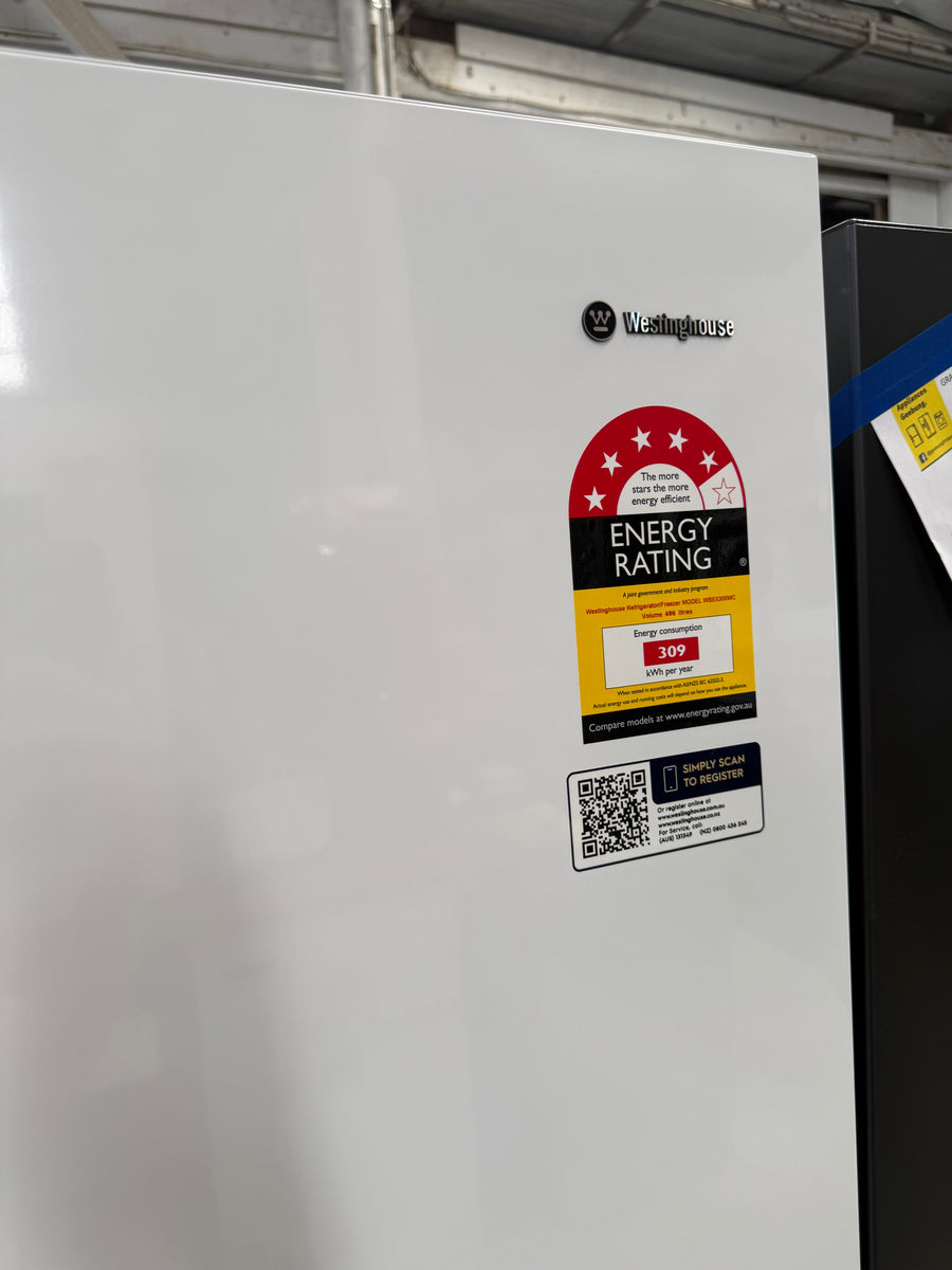 Buy Factory Second Westinghouse 496 L Bottom Mount Fridge – White (WBE5300WC) |  | [product_variant] | Second Hand Appliances Geebung Brisbane