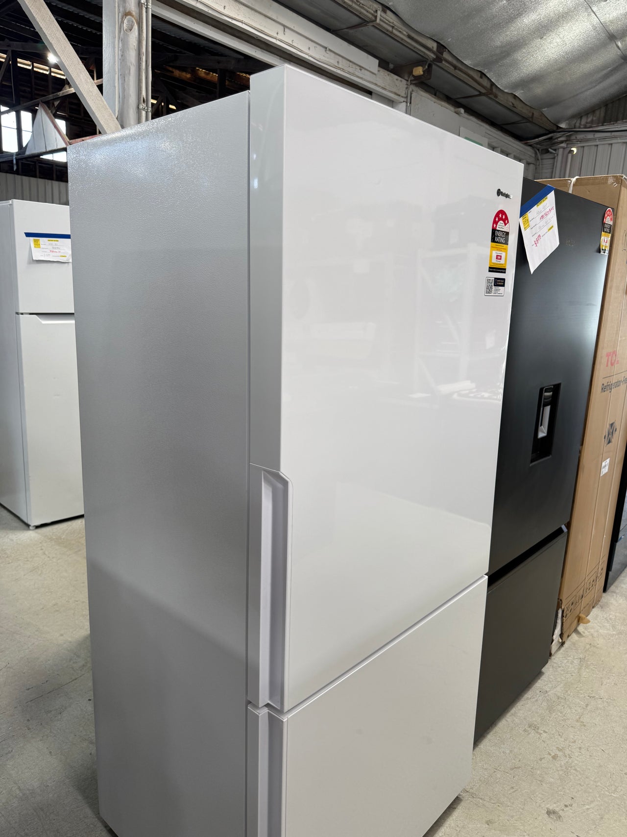 Buy Factory Second Westinghouse 496 L Bottom Mount Fridge – White (WBE5300WC) |  | [product_variant] | Second Hand Appliances Geebung Brisbane