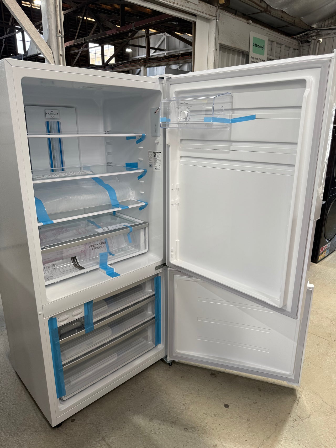 Buy Factory Second Westinghouse 496 L Bottom Mount Fridge – White (WBE5300WC) |  | [product_variant] | Second Hand Appliances Geebung Brisbane