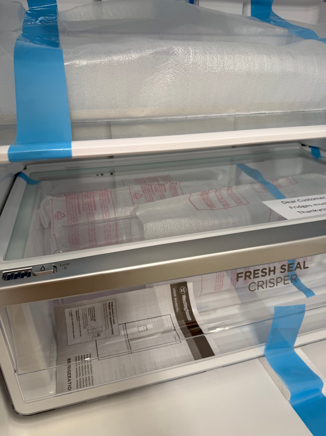 Buy Factory Second Westinghouse 496 L Bottom Mount Fridge – White (WBE5300WC) |  | [product_variant] | Second Hand Appliances Geebung Brisbane