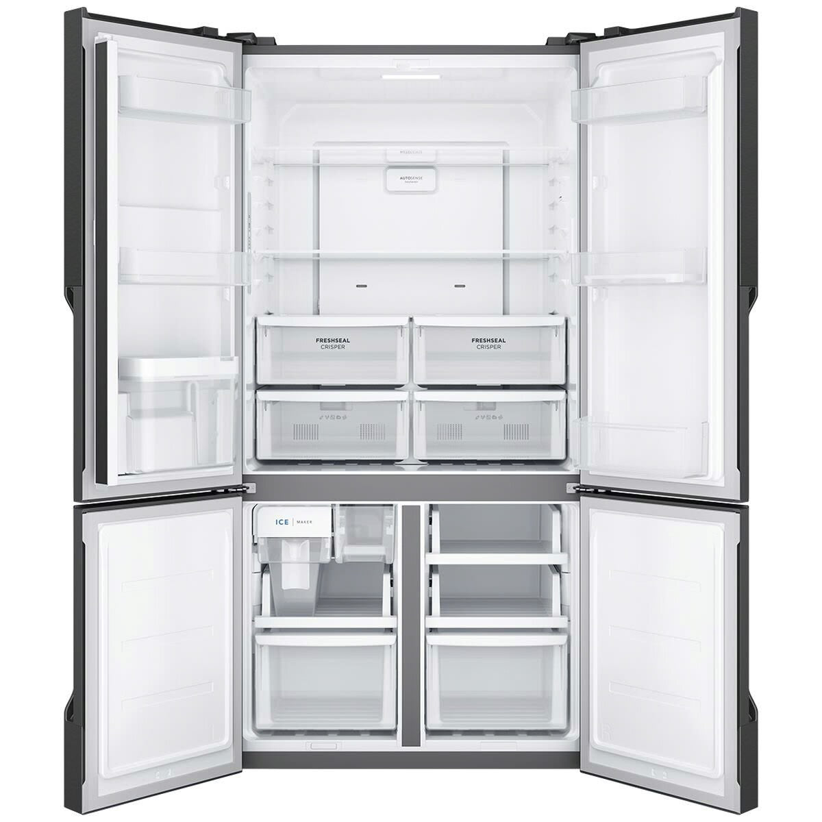 Factory Second Westinghouse 571L French Door Refrigerator – Non-Plumbed Ice & Water (WQE5760BB) - Second Hand Appliances Geebung