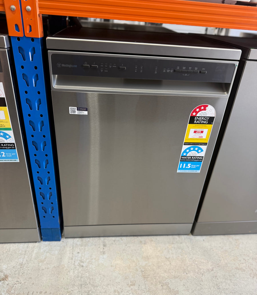 Factory second Warranty Westinghouse 60cm Stainless Steel Freestanding Dishwasher WSF6602XC - Second Hand Appliances Geebung