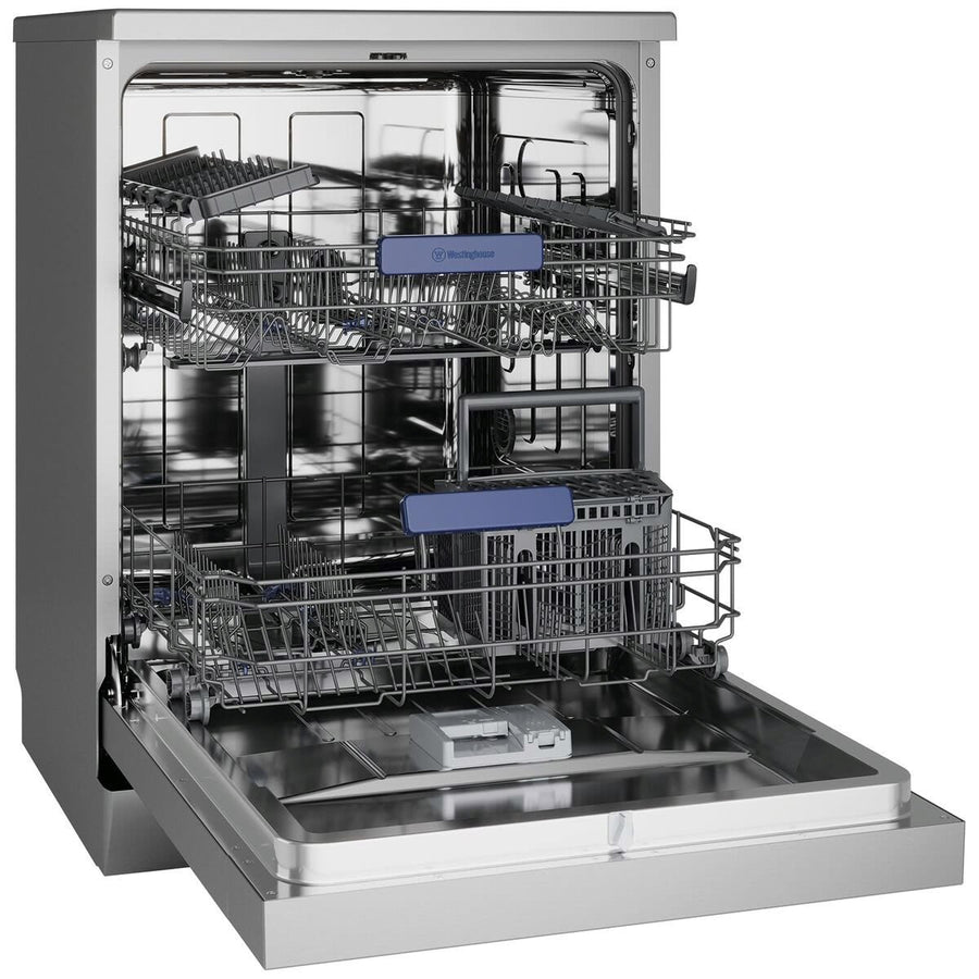 Factory Second Westinghouse 60cm Freestanding Dishwasher – Stainless Steel WSF6602XC(NAT) - Second Hand Appliances Geebung