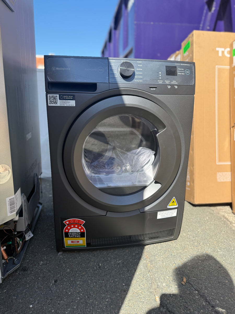 Factory Second Westinghouse WDH804N8SA 8kg Heat Pump Dryer - Second Hand Appliances Geebung