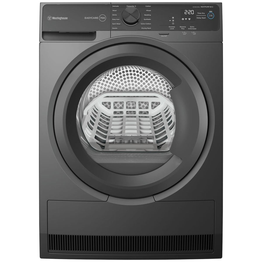 Factory Second Westinghouse WDH804N8SA 8kg Heat Pump Dryer - Second Hand Appliances Geebung