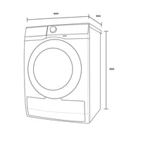 Thumbnail for Factory Second Westinghouse WDH804N8SA 8kg Heat Pump Dryer - Second Hand Appliances Geebung
