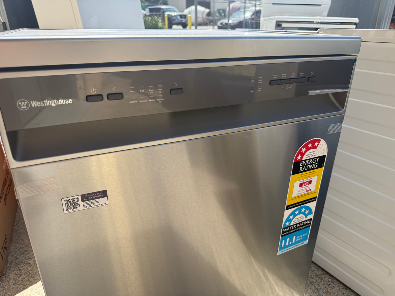Factory Second Westinghouse WSF6606XC 60cm Freestanding Dishwasher(NAT) - Second Hand Appliances Geebung