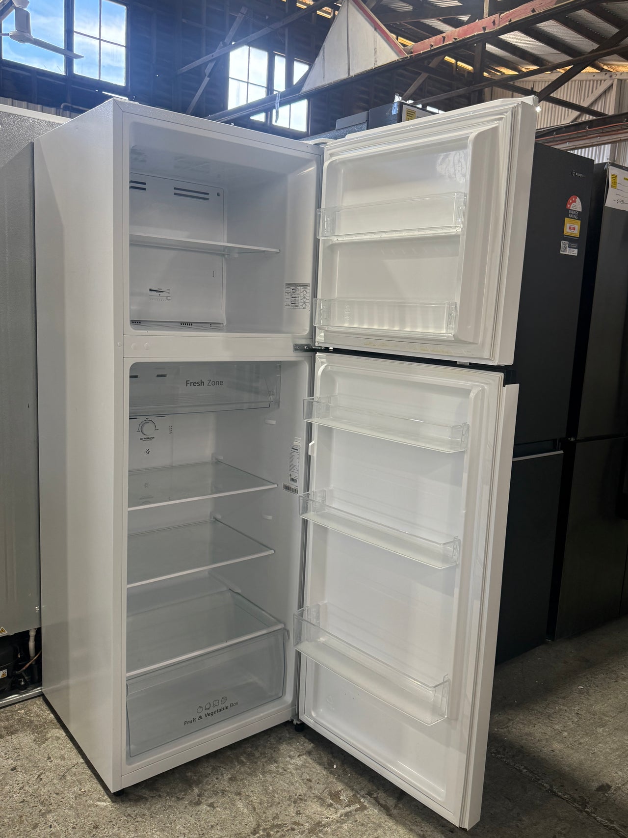 Factory second 326L Hisense Top Mount Refrigerator  Model: HRTF326 - Second Hand Appliances Geebung