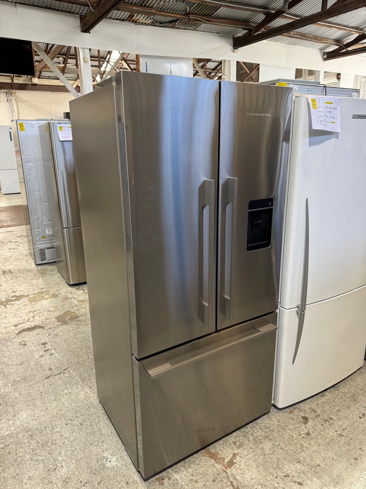 Factory Fisher &Paykel 487L French Door Refrigerator – RF522ADUX5 - Second Hand Appliances Geebung