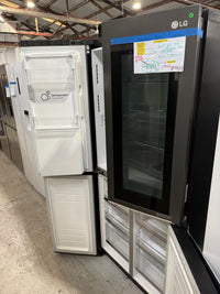Thumbnail for Factory second 508L Slim French Door Fridge, with InstaView Door-In-Door®, in Matte Black Finish - Second Hand Appliances Geebung
