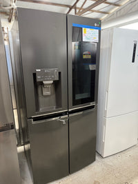 Thumbnail for Factory second 508L Slim French Door Fridge, with InstaView Door-In-Door®, in Matte Black Finish - Second Hand Appliances Geebung