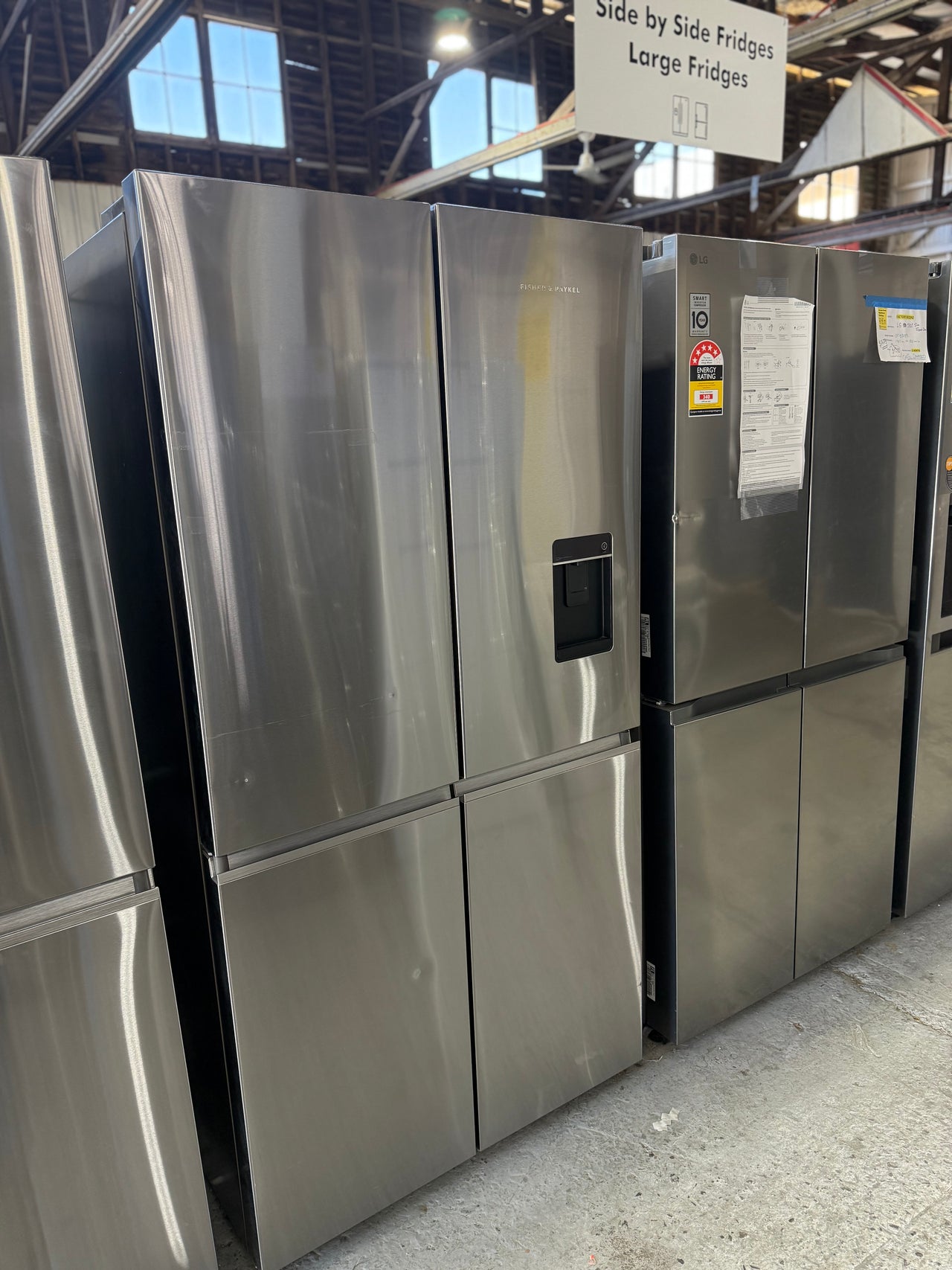 Factory second 538l Fisher&Paykel quad door refrigerator-freezer RF605QNUVX1 - Second Hand Appliances Geebung