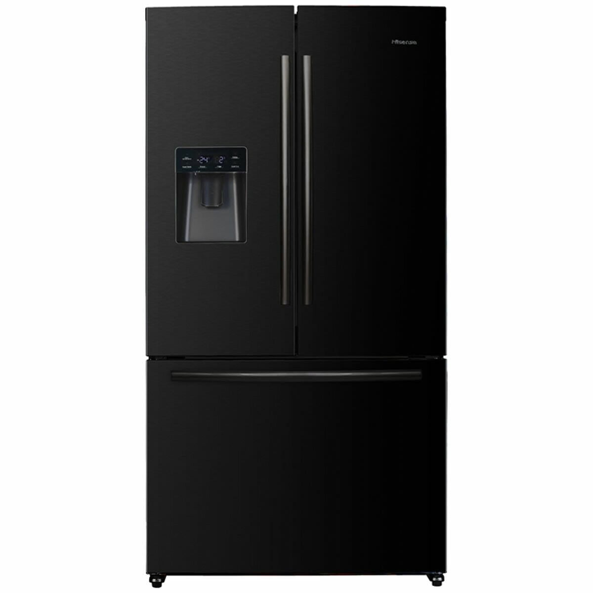 Factory second 577L French Door Fridge – Black Steel HRFD577B - Second Hand Appliances Geebung
