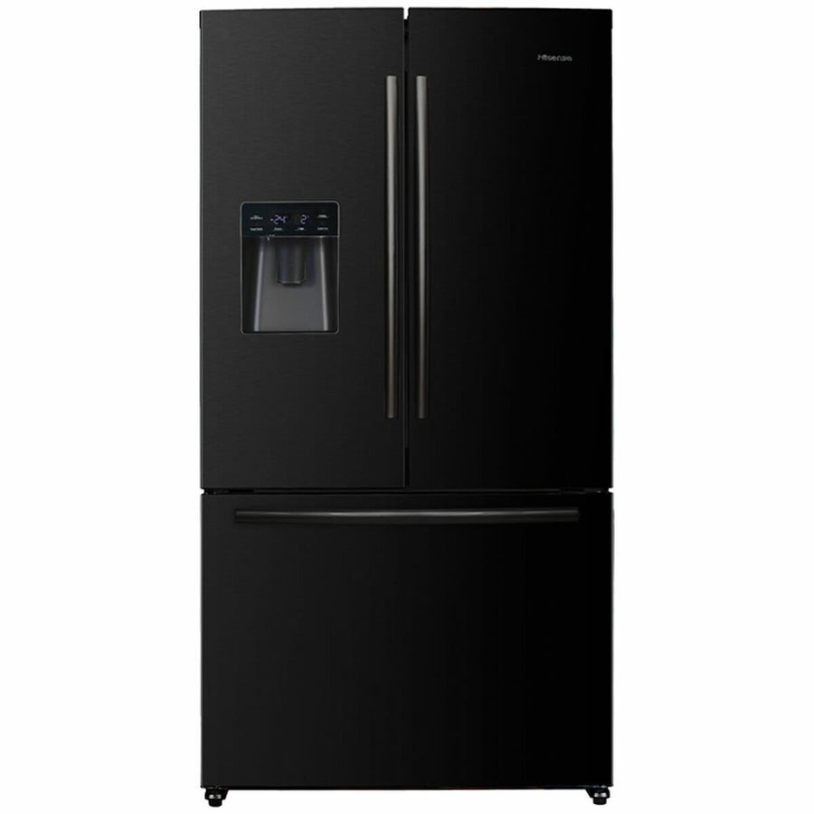Factory second 577L French Door Fridge – Black Steel HRFD577B - Second Hand Appliances Geebung
