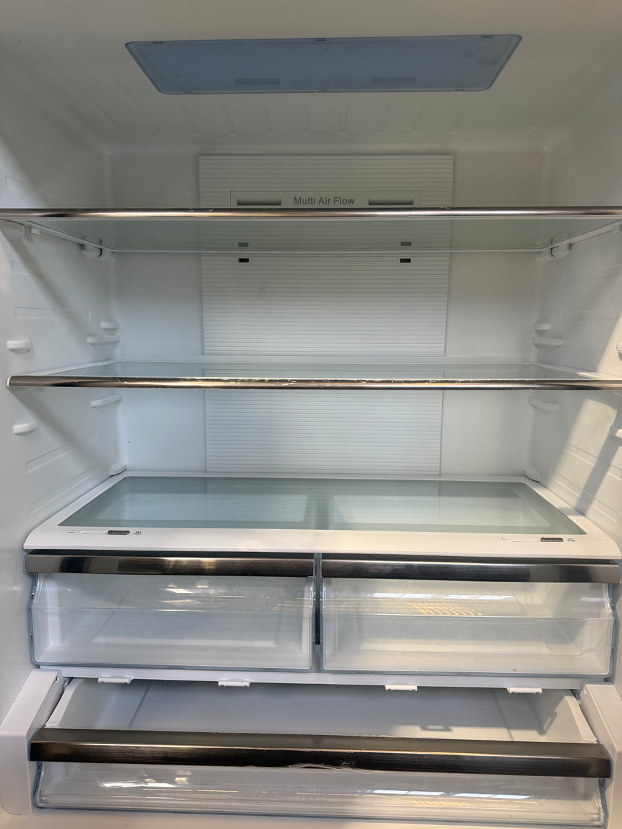 Factory second 577L French Door Fridge – Black Steel HRFD577B - Second Hand Appliances Geebung