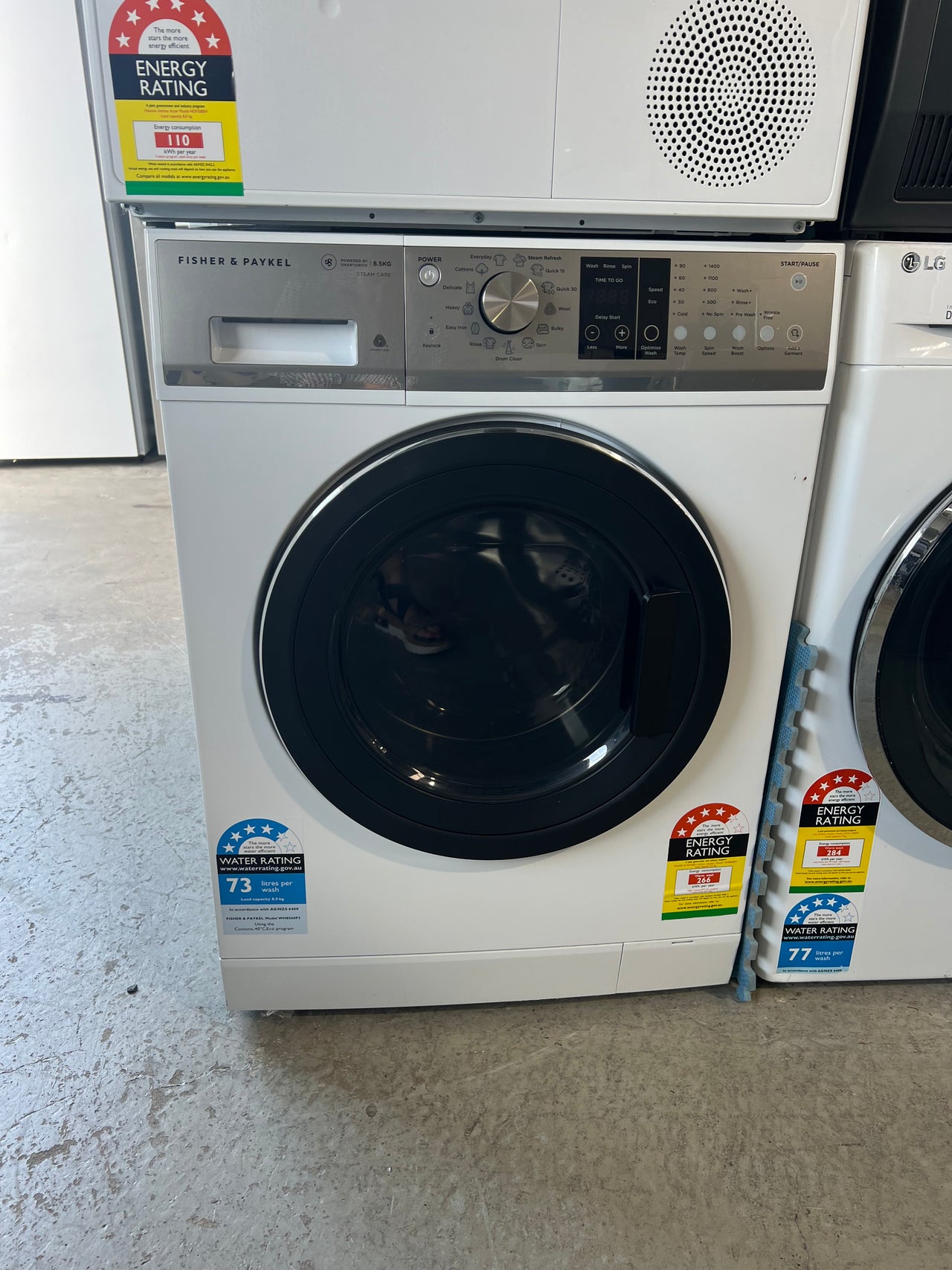 Factory second 8,5kg Fisher&Paykel Front Loader WH8560P3 - Second Hand Appliances Geebung